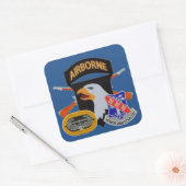 1. BN 327. INFANTRIE 101. IM FLUGZEUG STICKER (Umschlag)