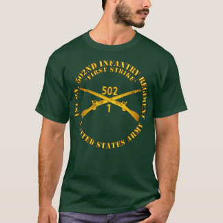 1. Bn 502. Infanterie zum Ersten Stoß Infanterie B T-Shirt