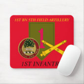 1. BN-5. FELD-ARTILLERIE-1. INFANTERIE MOUSEPAD (Mit Mouse)