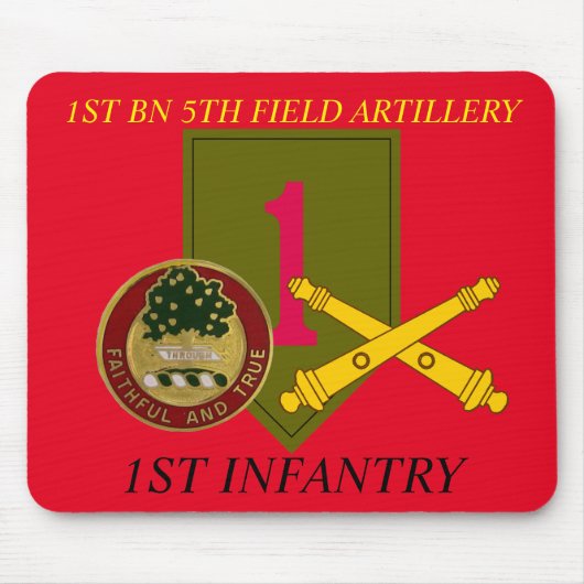 1. BN-5. FELD-ARTILLERIE-1. INFANTERIE MOUSEPAD (Vorne)