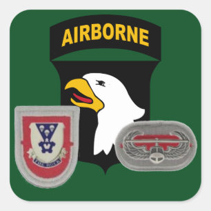1. BN (ABN) 503D INFANTRY 101. IM FLUGZEUG STICKER