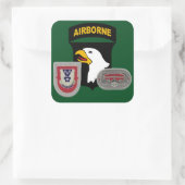 1. BN (ABN) 503D INFANTRY 101. IM FLUGZEUG STICKER (Tasche)