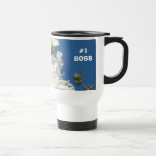 #1 BOSS Reisecoffee Mug Kirschblüten Frühjahr Reisebecher