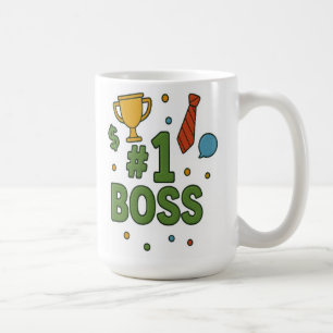 #1 Boss - Spaß & Kühnheit Kaffeetasse