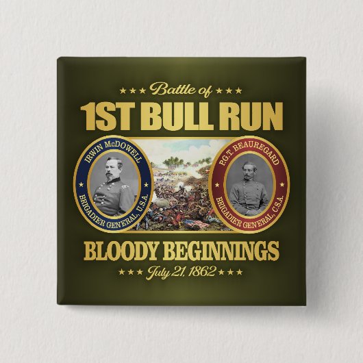 1. Bull Run (FH2) Button (Vorderseite)