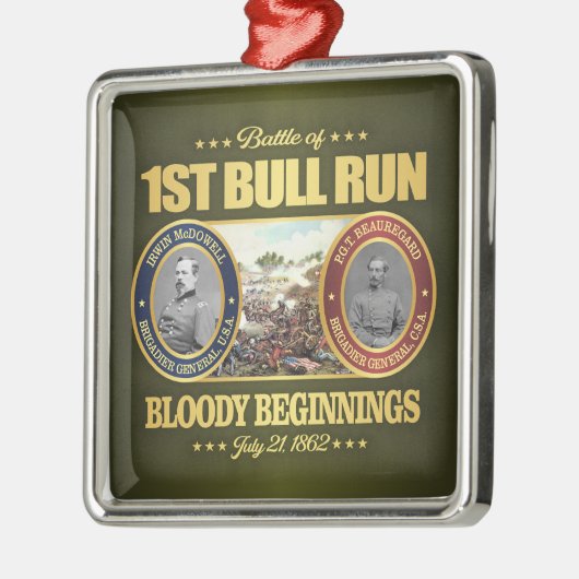 1. Bull Run (FH2) Ornament Aus Metall (Links)