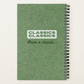 #1 Car Typ Classic Car Notebook Notizblock (Rückseite)