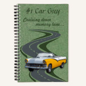 #1 Car Typ Classic Car Notebook Notizblock (Vorderseite)