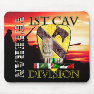 1. Cav Div. Wüstensturm-Veteran Mousepad