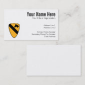 1. Cav Flecken Visitenkarte (Vorne/Hinten)