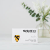 1. Cav Flecken Visitenkarte (Stehend Vorderseite)