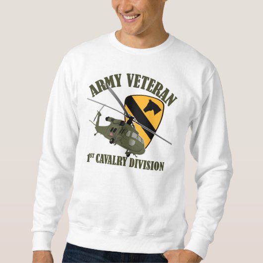1. Cav Tierarzt - UH60 Blackhawk Sweatshirt (Vorderseite)