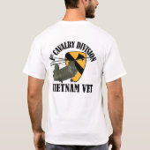 1. Cav Vietnam Tierarzt - CH-47 T-Shirt (Rückseite)