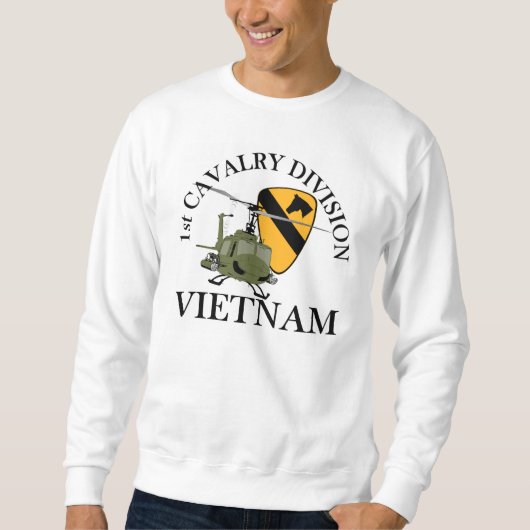 1. Cav Vietnam Tierarzt Sweatshirt (Vorderseite)