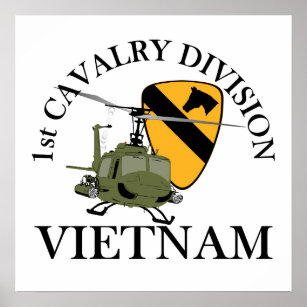 1. Cav Vietnam Vet Poster