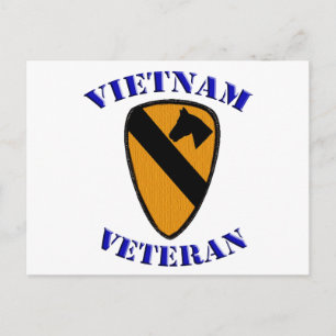 1. Cav Vietnam Veteran Postkarte