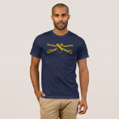 1. Cavalry Crossed Sabers T-Shirt (Vorne ganz)