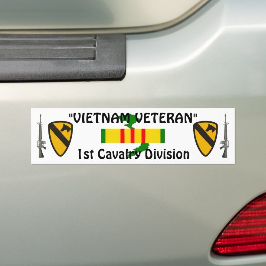 1. Cavalry Div Autoaufkleber (Auf Auto)