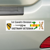 1. Cavalry Div Autoaufkleber 2 (Auf Auto)