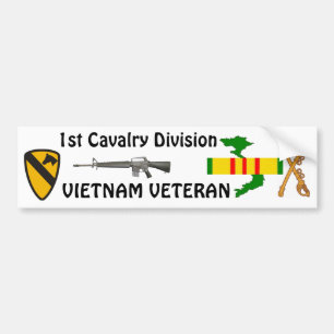 1. Cavalry Div Autoaufkleber 2