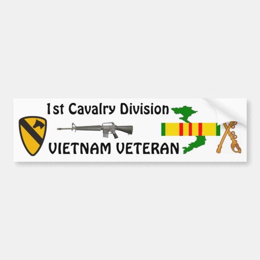 1. Cavalry Div Autoaufkleber 2 (Vorne)