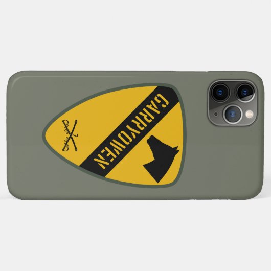 1. Cavalry Division, 7. Cavalry Regiment Case-Mate iPhone Hülle (Rückseite (Horizontal))
