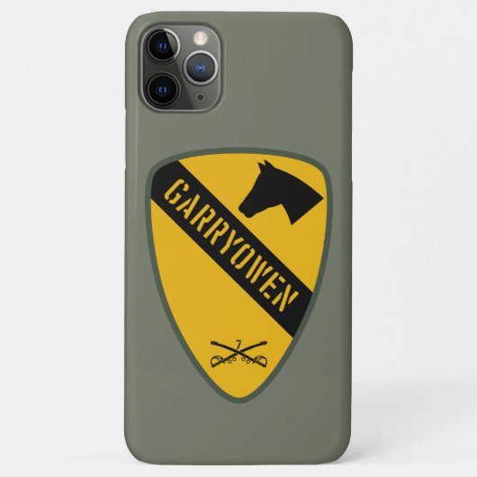 1. Cavalry Division, 7. Cavalry Regiment Case-Mate iPhone Hülle (Rückseite)