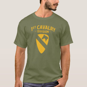 1. Cavalry Division - Erstes Team-Abzeichen T-Shirt