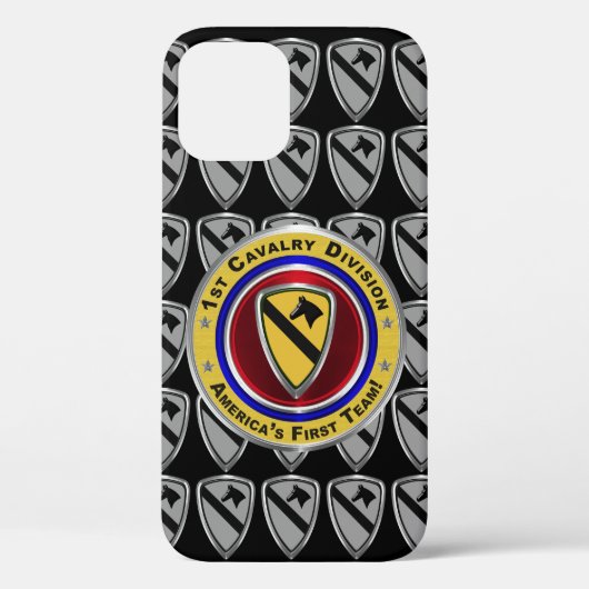 1. Cavalry Division "First Team" Case-Mate iPhone Hülle (Rückseite)