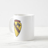 1. Cavalry Division IM FLUGZEUG Kaffee-Tasse Kaffeetasse (Vorderseite Links)