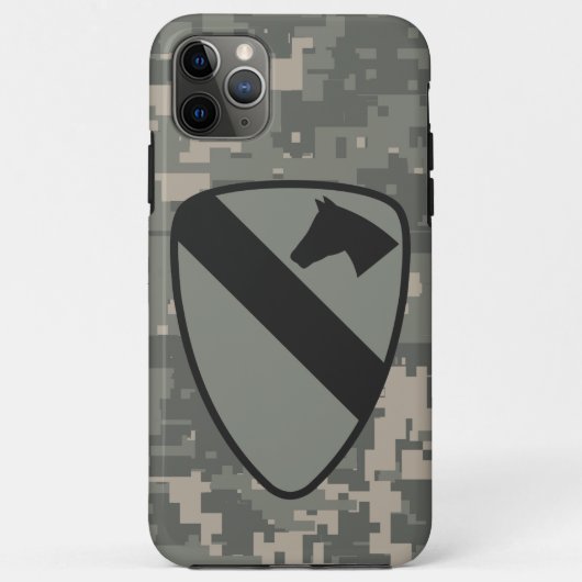 1. Cavalry Division iPhone Case ACU (Rückseite)