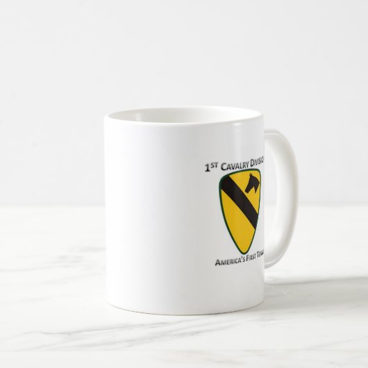 1. Cavalry-Division Kaffeetasse (VorderseiteRechts)