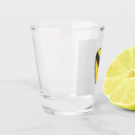 1. Cavalry Division Shot Glass Schnapsglas (Links)