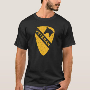1. Cavalry Division - Veteran (gewittert) T-Shirt