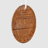 1 Cent Weihnachtsschmuck Ornament (Vorderseite)