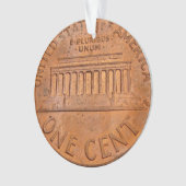 1 Cent Weihnachtsschmuck Ornament (Vorderseite)
