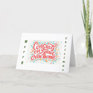 *1. CHRISTMAS* IN IHRER **NEUEN ZUHAUSE** FEIERTAGSKARTE