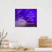 1 Chroniken 16:11 Schau zum Herrn Poster (Küche)