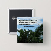 1 Chroniken 16:34 Button (Vorne & Hinten)