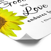 1 Chroniken 16:34, Danke an den Herrn Poster (Ecke)