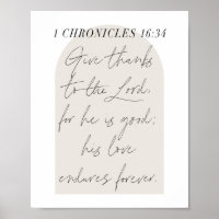 1 Chroniken 16:34 Script Beige Arch