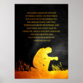 1 Chroniken 4:10 Bibelverse Poster (Vorne)