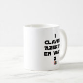 1 CLAVIER AZERTY DAVON VALUE 2 - Wortspiele Kaffeetasse (VorderseiteRechts)