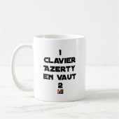 1 CLAVIER AZERTY DAVON VALUE 2 - Wortspiele Kaffeetasse (Links)