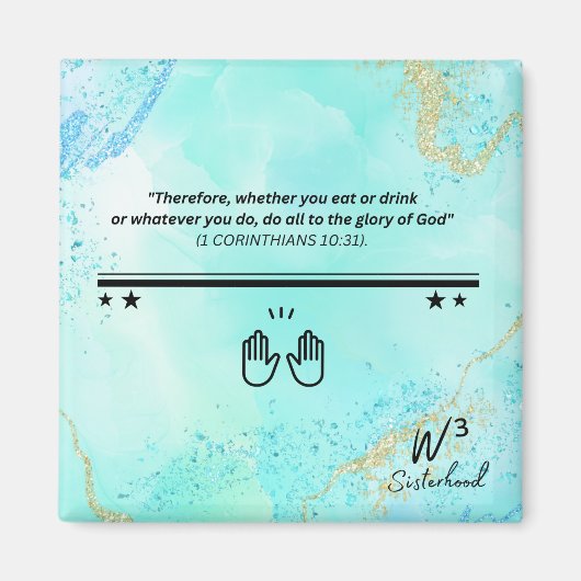 1 Cor 10:31 Magnet (Vorne)