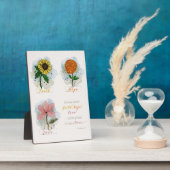 1 Cor 13:13 Best ist Liebe-Zeichen Fotoplatte (Seite)