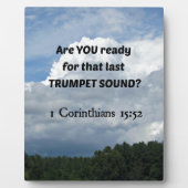 1 Cor. 15:52 - Die Vergewaltigung! Fotoplatte (Vorderseite)