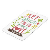 1 COR 16:18 LASSE ALLES, WAS SIE IN DER LIEBE TUN MAGNET (Linke Seite)