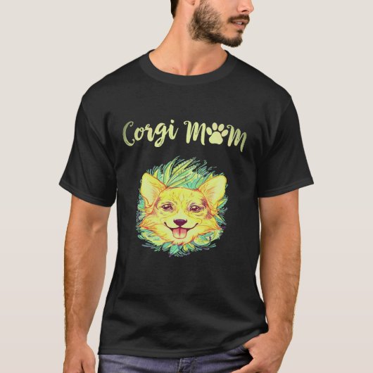 1 Corgi-Mama Corgi T-Shirt (Vorderseite)
