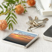 1 CORINTHIANS 13:13 SONNENRISE-FOTO SCHLÜSSELANHÄNGER (Seite)